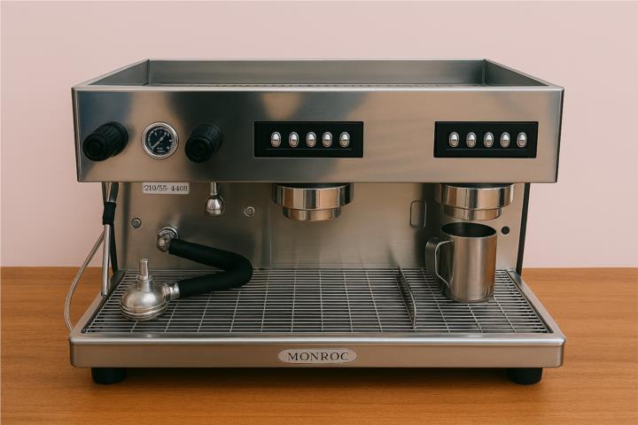 Cafetera Espresso comercial doble.