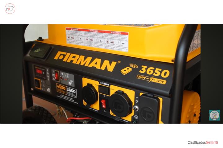 Planta electrica firman 4500, Puerto Rico