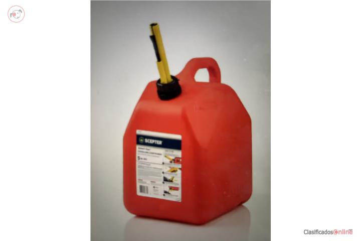 Tanque Gasolina 5 galones Plastico  , Puerto Rico