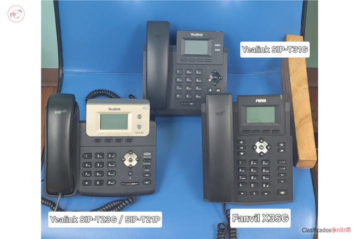 Lote de Teléfonos de Oficina Yealink/Fanvil, Puerto Rico