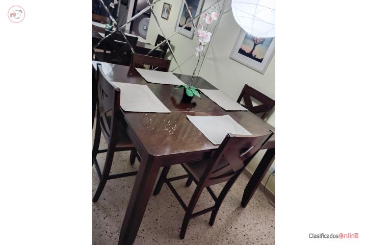 Juego de comedor de 4sillas, Puerto Rico
