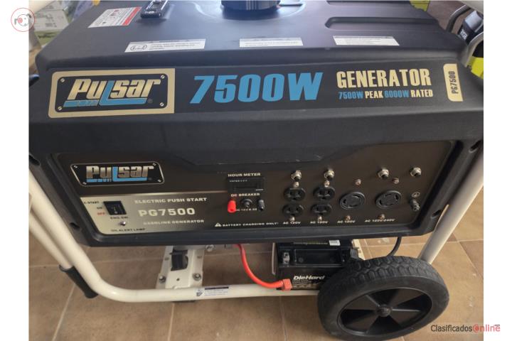 Generador Pulsar 7500 Watts , Puerto Rico