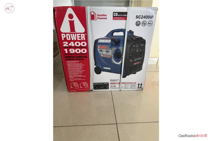 Generador Inverter NUEVO  de 2400 watts, Puerto Rico