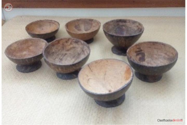 Conchas de Coco artesanales para Velas(NUEVAS, Puerto Rico