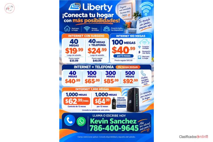 ¡CONÉCTATE CON LIBERTY Y DISFRUTA MÁS! , Puerto Rico