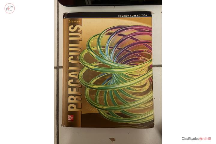 Libro Precalculus Glencoe Common Core Edition, Puerto Rico