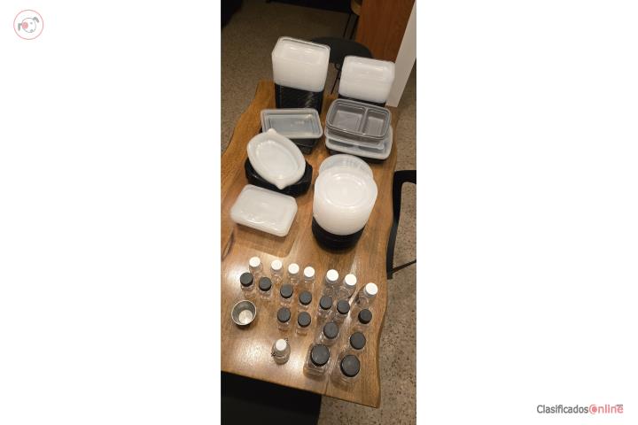 Bowls mealpreps y envases/botellas shots, Puerto Rico