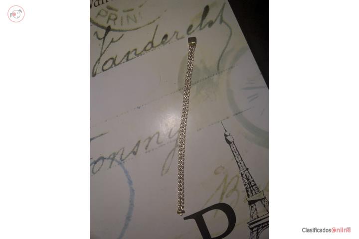 18 Cuban chain 14k gold-plated bracelet, Puerto Rico