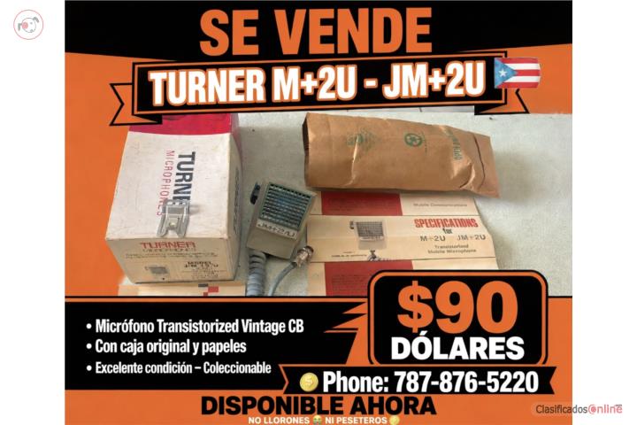 Micrófono TURNER +2 Móvil , Puerto Rico