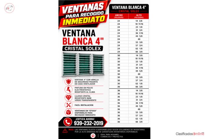 Ventanas Seguridad Listas para Recogido , Puerto Rico