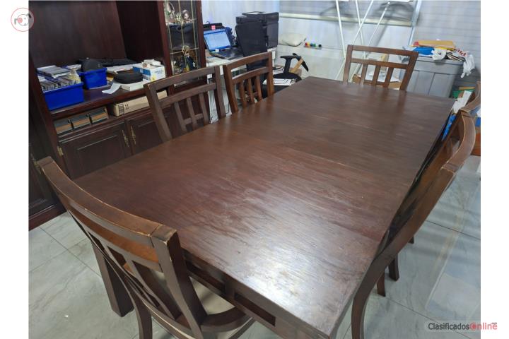 Mesa de comedor de 6 sillas, Puerto Rico