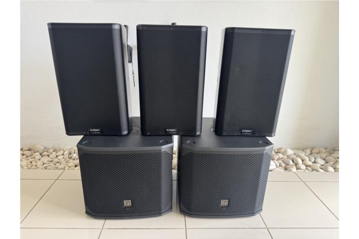 Bocinas Amplificadas QSC y EV