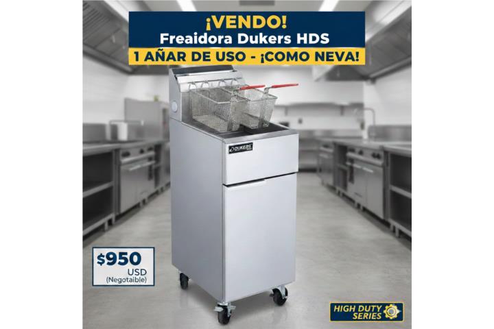 Freidora HDS de 3 quemadores doble capa