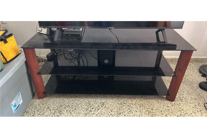 Mesa para TV Madera y Cristal