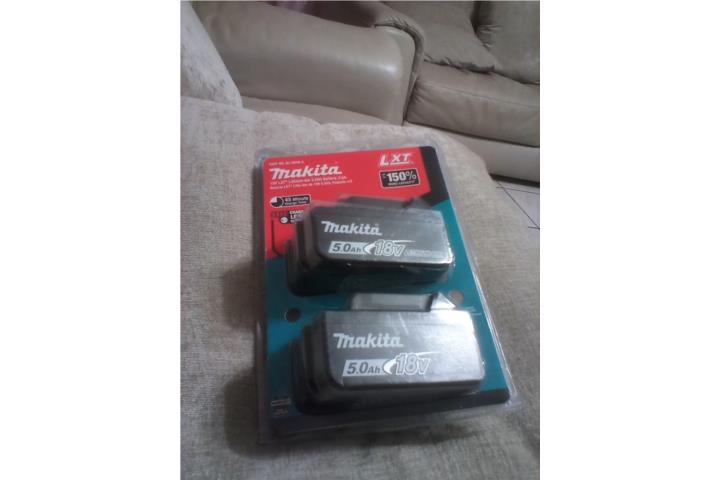 SET DE 2 BATERIAS MAKITA DE 5 AH Y 18 VOLTIOS