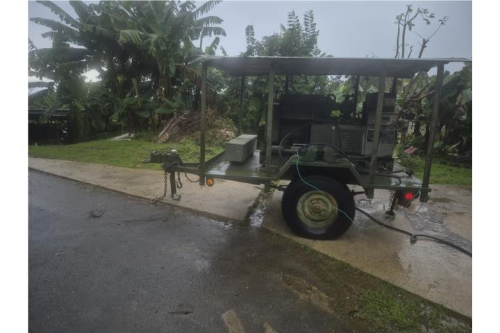 Planta militar 10 kw con carreton