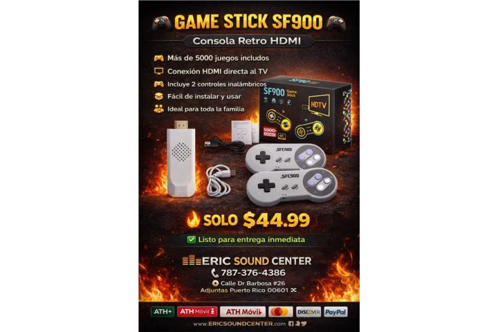 Consola Retro SF900 HDMI 5000 Juegos Nuevo