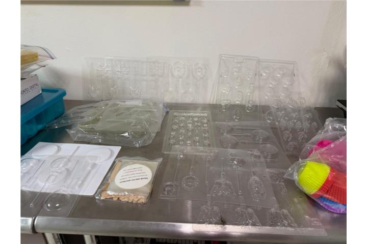 Moldes de plástico para chocolates