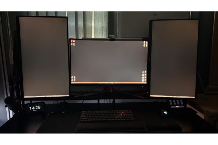 Desktop Gaming Set completo I9 3 Monitores