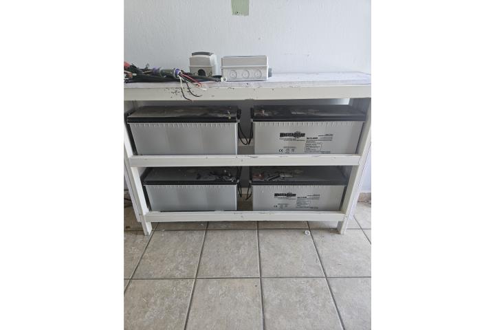 Baterías para sistema de placas solares , Puerto Rico