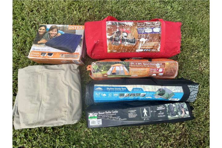 Casetas acampar y mattress inflables, Puerto Rico