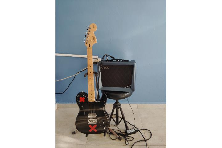 Guitarra y amplificador , Puerto Rico