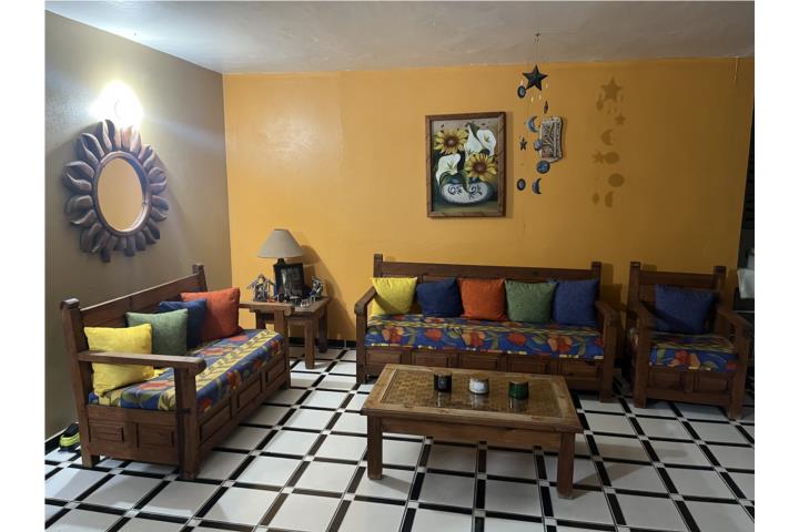 Juego de sala Rustico, juego comedor, Puerto Rico