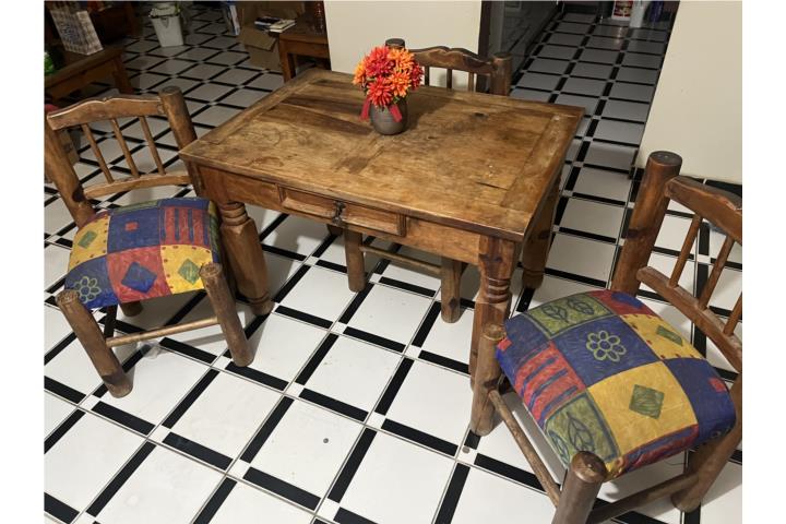 Juego de Sala Rustico,comedor, mesas, Puerto Rico