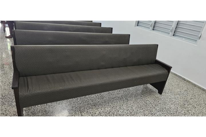 Bancos para iglesias en caoba muy buenas con