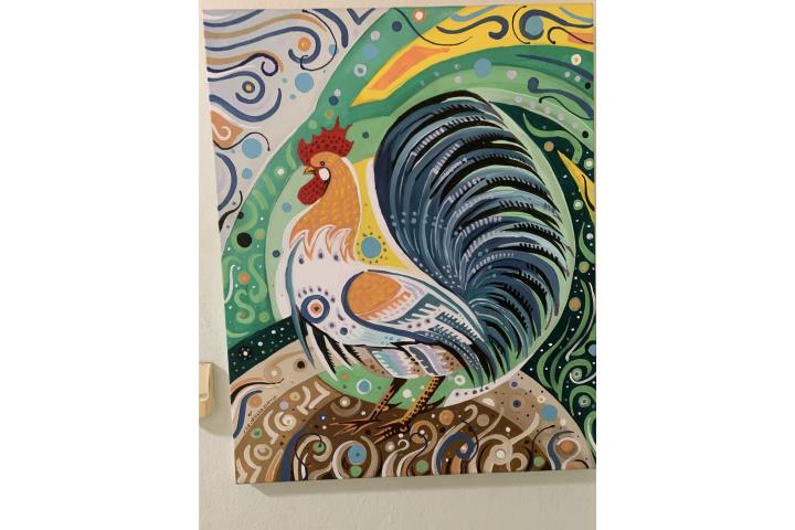 Gallo en Primavera