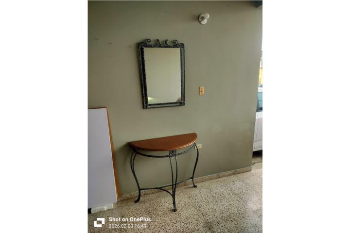 Set de mesa y espejo