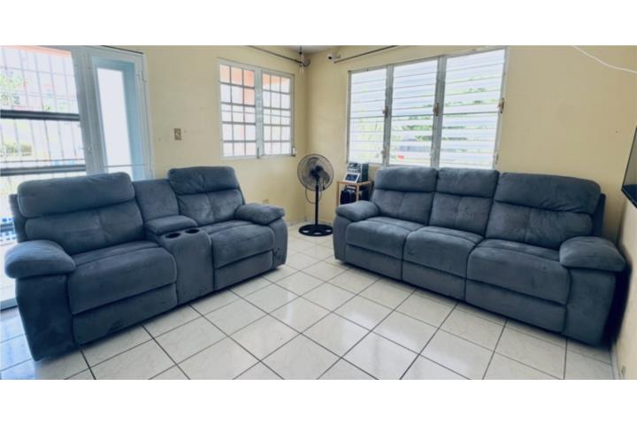 Se vende juego de sala reclinable en excelent
