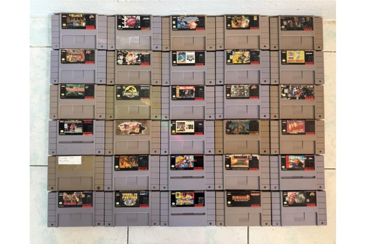Lote de SNES (PROBADOS) LEER DESCRIPCIÓN