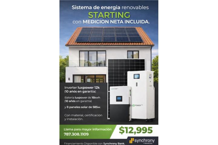 Sistema con medición neta , Puerto Rico