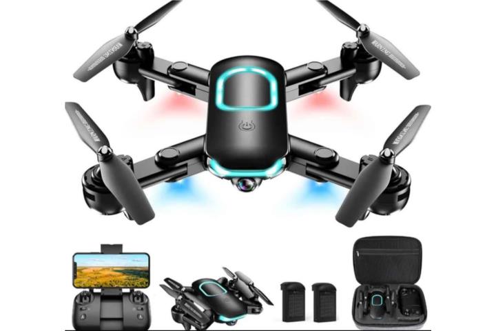 Drone HD 1080P con cámara 360°, 2 batterias, Puerto Rico