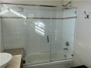 Cortina cristal para bañera