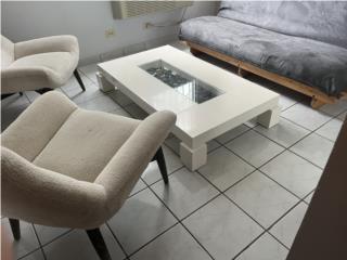 Mesa de centro moderna blanca