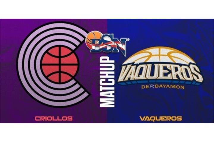 Tickets BSN - Vaqueros vs Criollos!!!, Puerto Rico