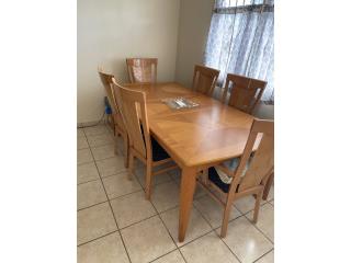 Juego de comedor 6 sillas, Puerto Rico