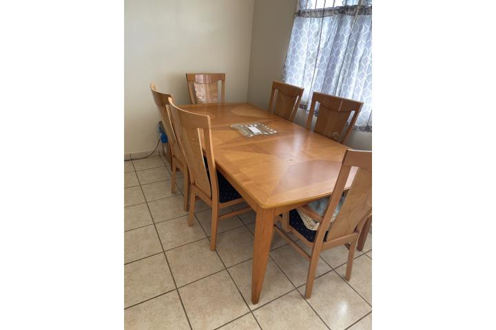 Juego de comedor 6 sillas, Puerto Rico