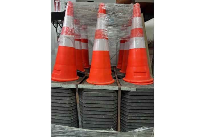 Lote de conos de seguridad, Puerto Rico