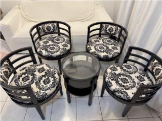 4 Sillas de Sala + Mesits, Puerto Rico