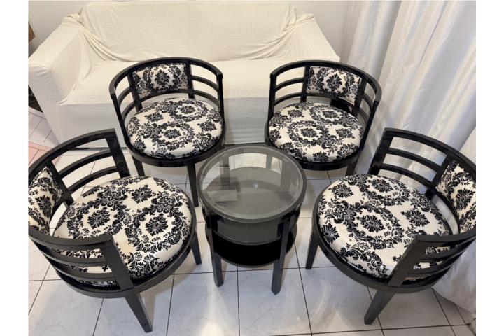 4 Sillas de Sala + Mesits, Puerto Rico