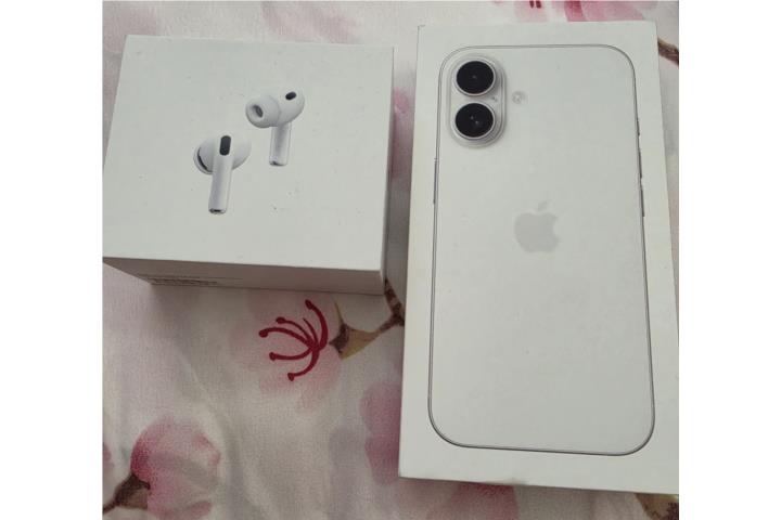 IPhone 16 + air pods, Puerto Rico
