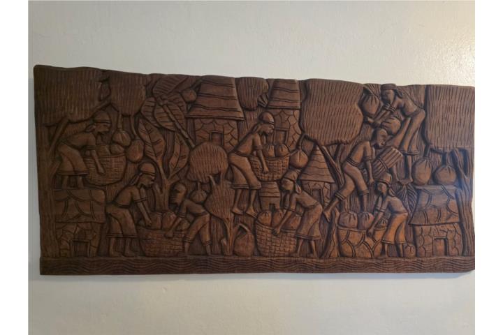 CUADRO TALLADO A MANO 4x2, Puerto Rico
