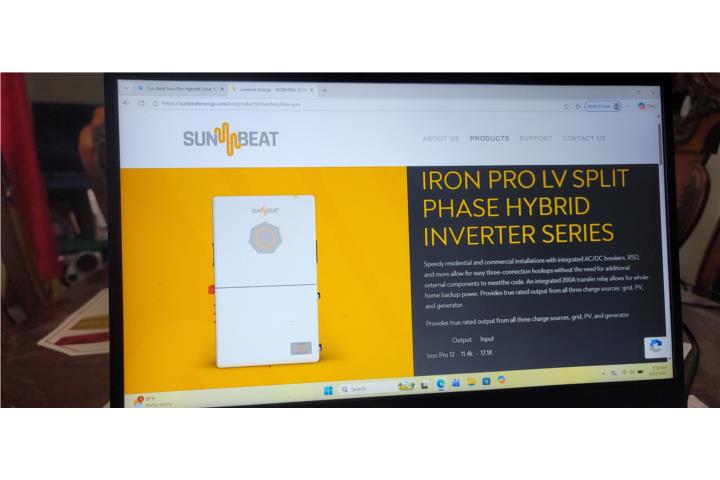 Inversor SUNBEAT IRON PRO 12K, Puerto Rico