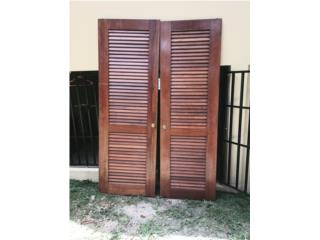 Puertas de ventana solida