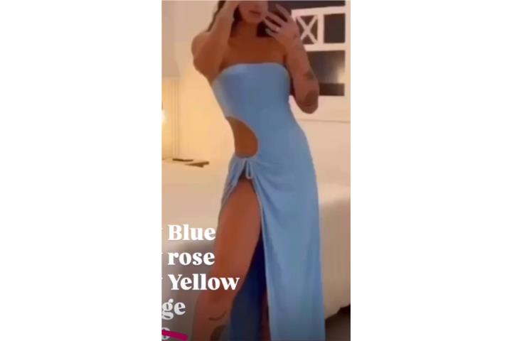 traje sexy azul, Puerto Rico