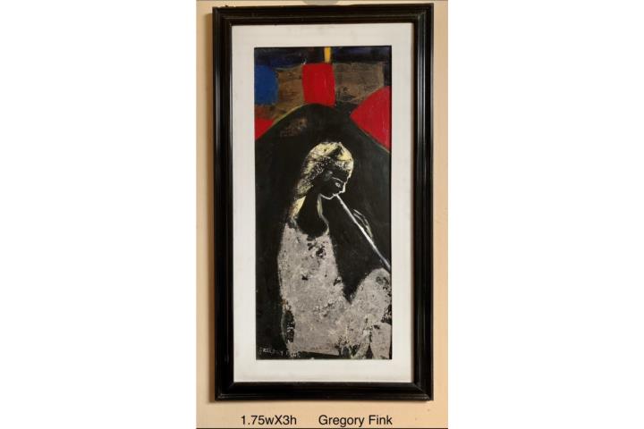 Hermosa pintura enmarcada de Gregory Fink , Puerto Rico
