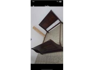 Cama Queen madera sin mattress , Puerto Rico